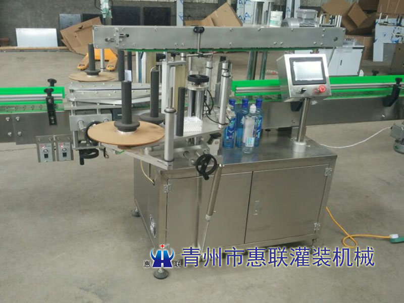 雙標不干膠貼標機